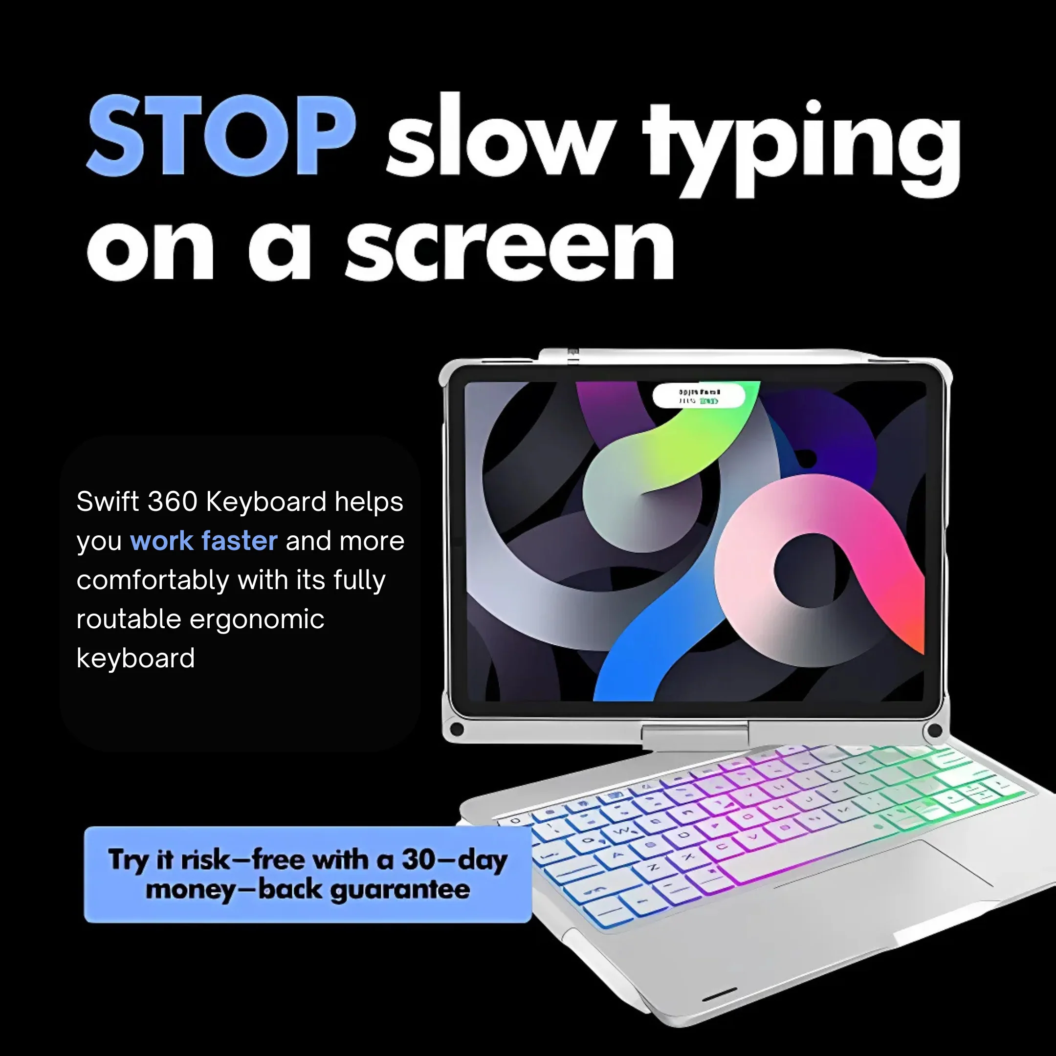 360° iPad Keyboard - Image 10