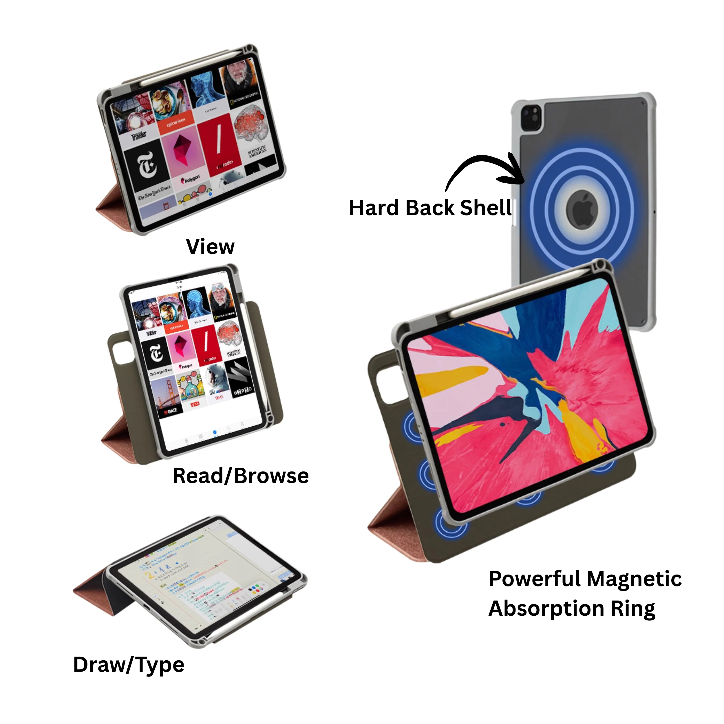 Bear Head Detachable iPad Folio Case - Image 8