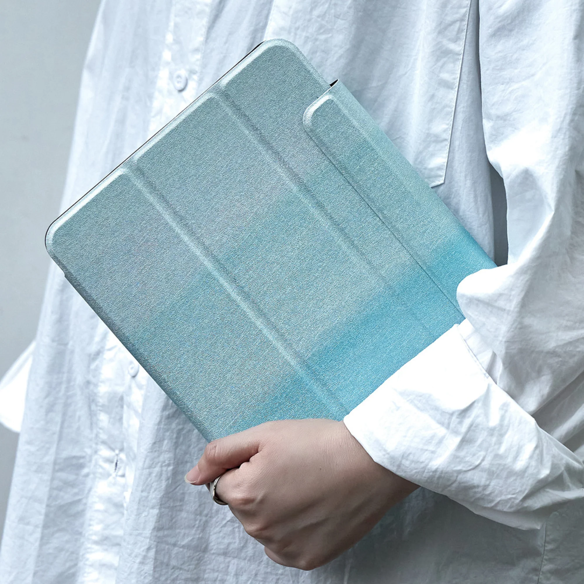 Sea Blue iPad Case - Image 3