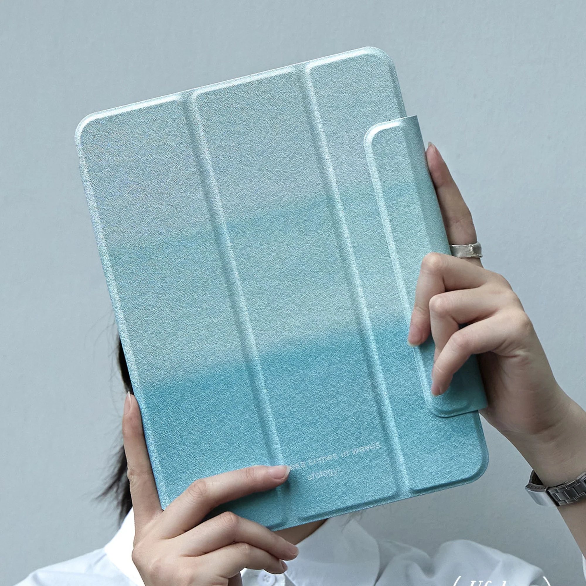 Sea Blue iPad Case - Image 6